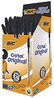 Penna Bic Cristal Original Punta Media 1 mm  col. NERO